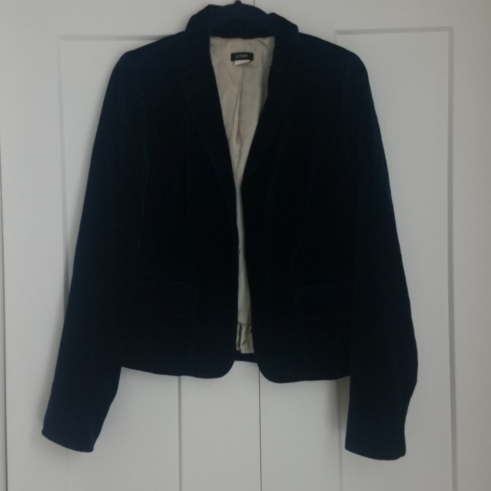 J. Crew velvet blazer